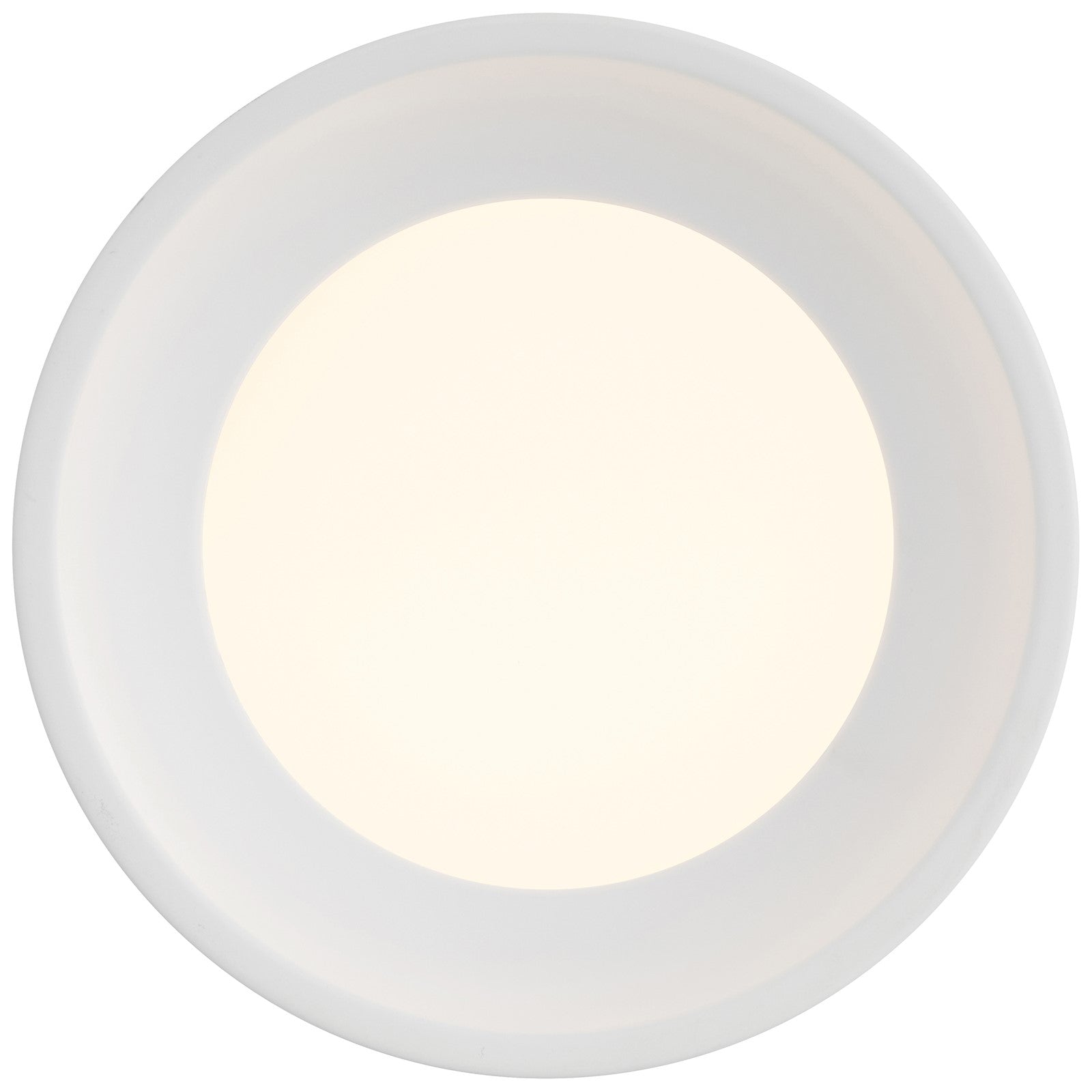 Access Bongo 5CCT LED Flush Mt, 6"H, White/Acrylic Lens
