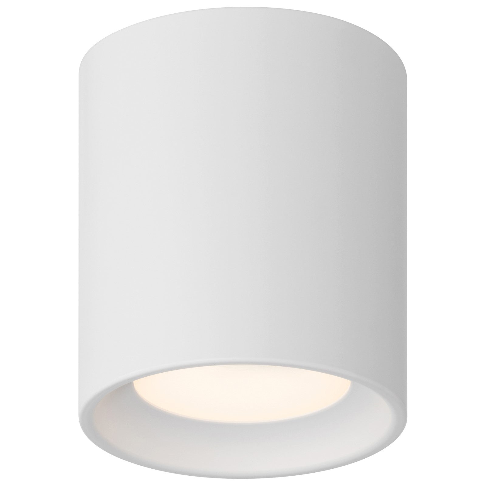 Access Bongo 5CCT LED Flush Mt, 6"H, White/Acrylic Lens
