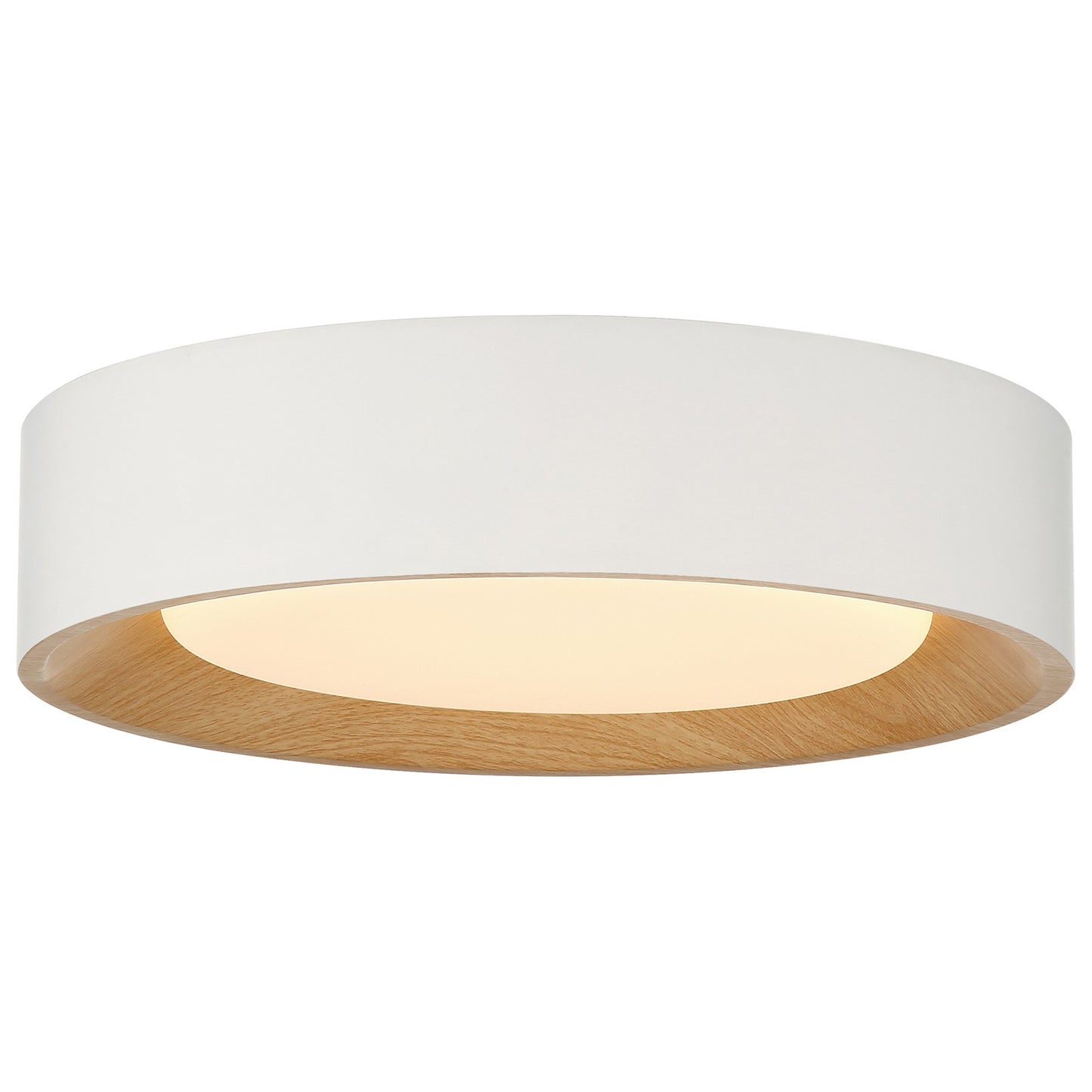 Access Maddy 3CCT LED Flush Mt, 13.75", White/Acrylic Lens