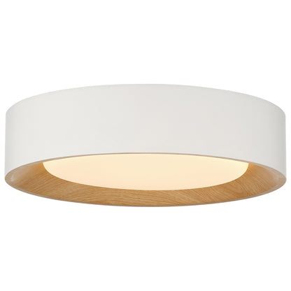 Access Maddy 3CCT LED Flush Mt, 13.75", White/Acrylic Lens