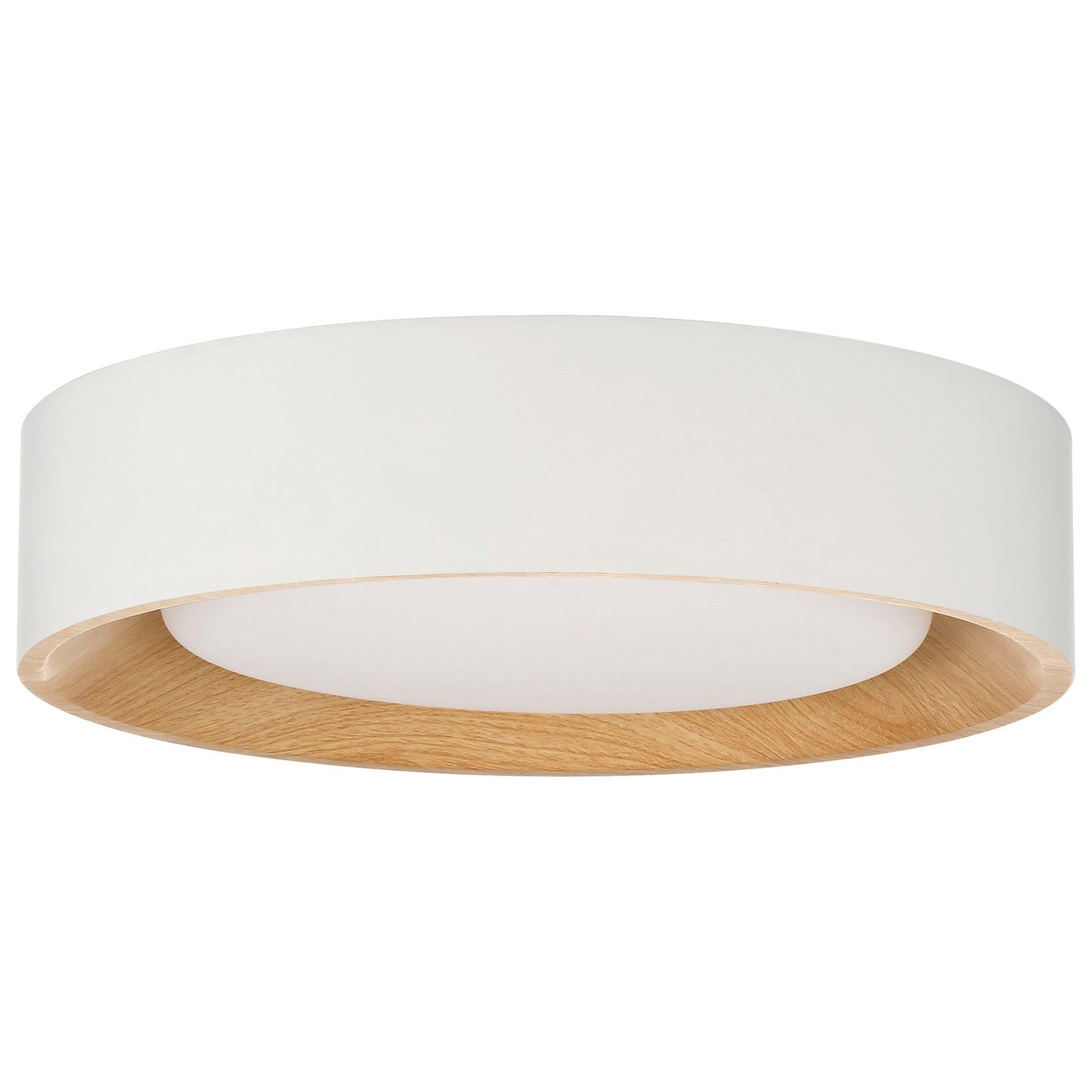 Access Maddy 3CCT LED Flush Mt, 13.75", White/Acrylic Lens