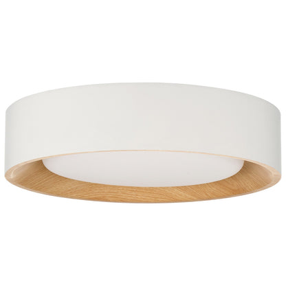 Access Maddy 3CCT LED Flush Mt, 13.75", White/Acrylic Lens