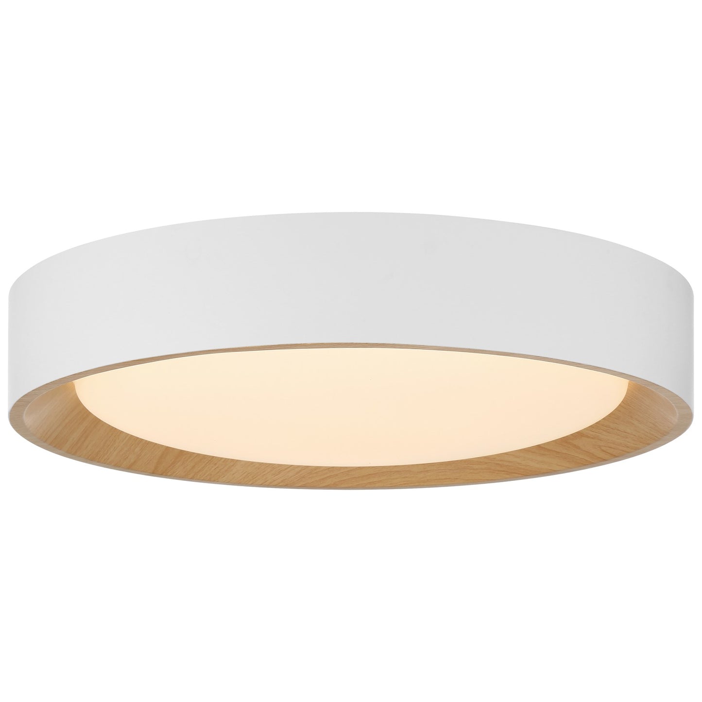 Access Maddy 3CCT LED Flush Mt, 17.5", White/Acrylic Lens