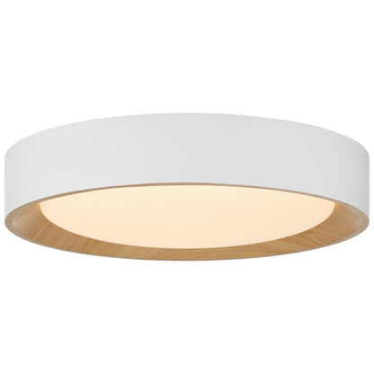 Access Maddy 3CCT LED Flush Mt, 17.5", White/Acrylic Lens