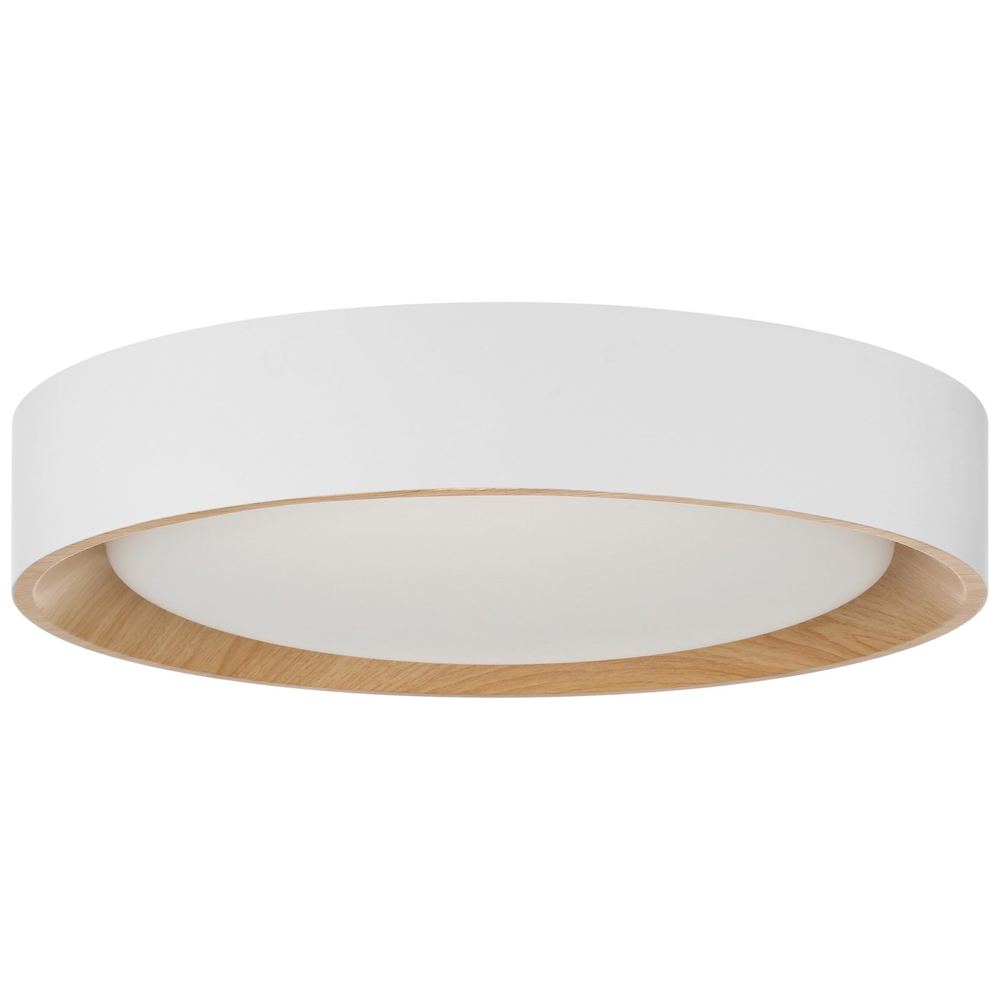 Access Maddy 3CCT LED Flush Mt, 17.5", White/Acrylic Lens