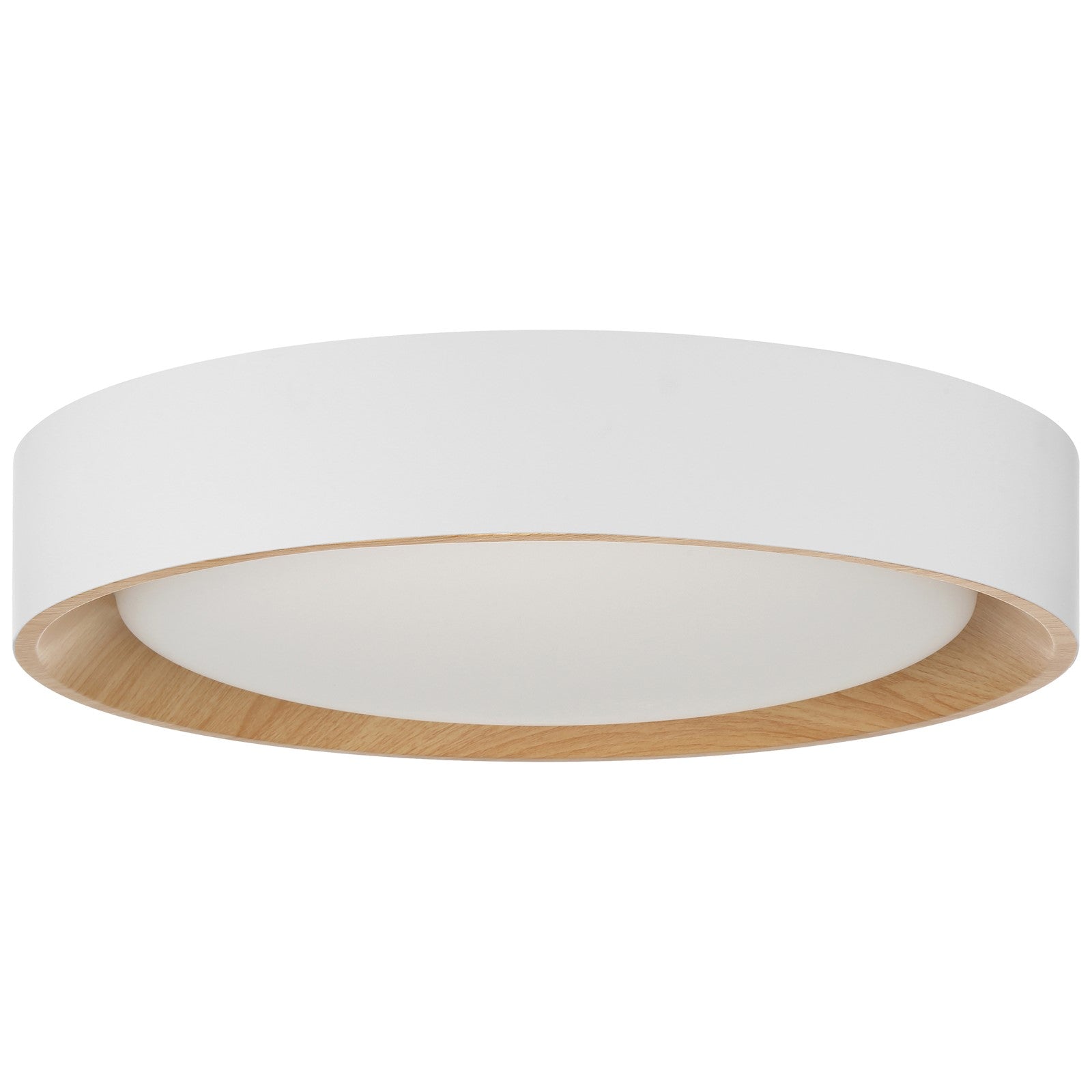 Access Maddy 3CCT LED Flush Mt, 17.5", White/Acrylic Lens