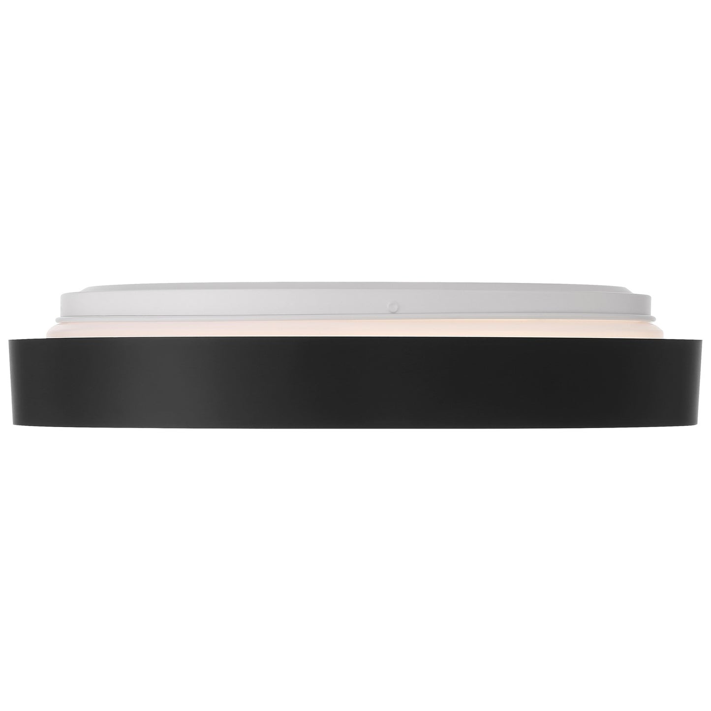 Access Lumea 3CCT LED Flush Mt, 15.5", Black/Acrylic Lens