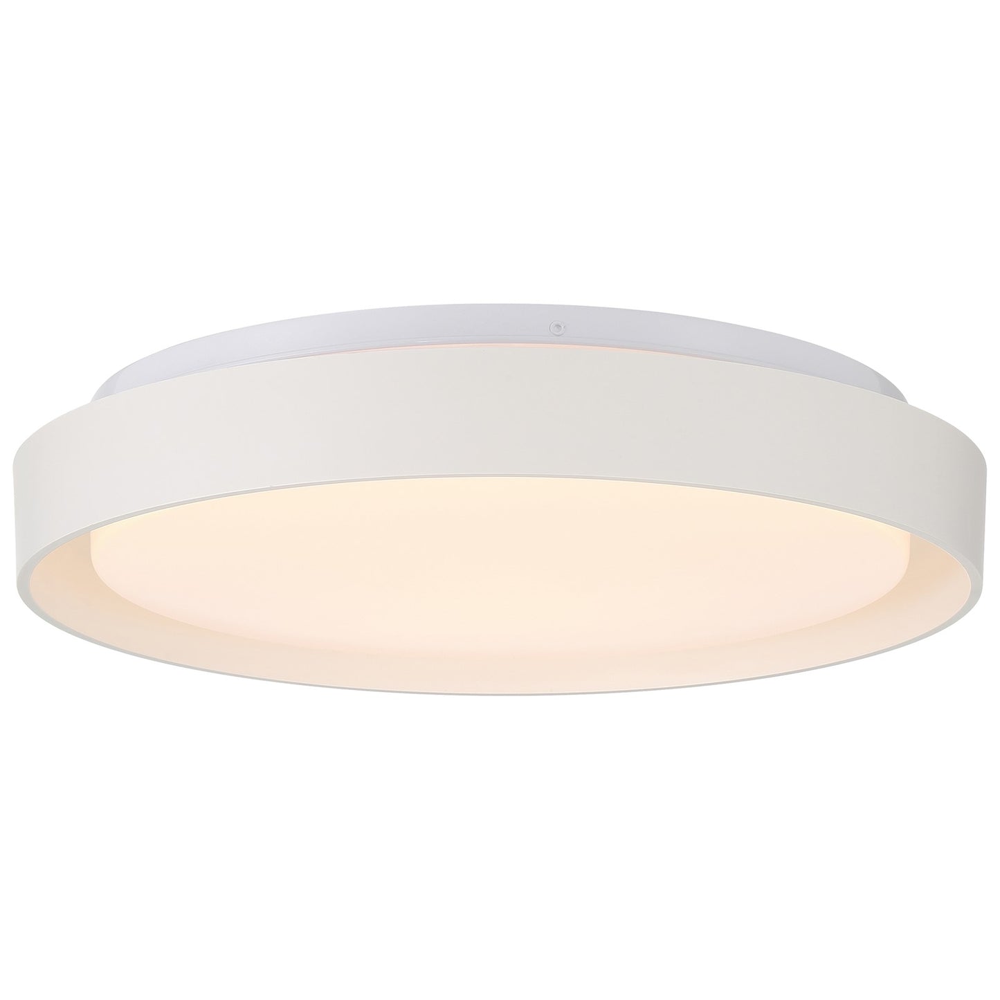 Access Lumea 3CCT LED Flush Mt, 15.5", White/Acrylic Lens