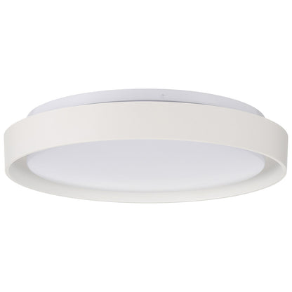 Access Lumea 3CCT LED Flush Mt, 15.5", White/Acrylic Lens