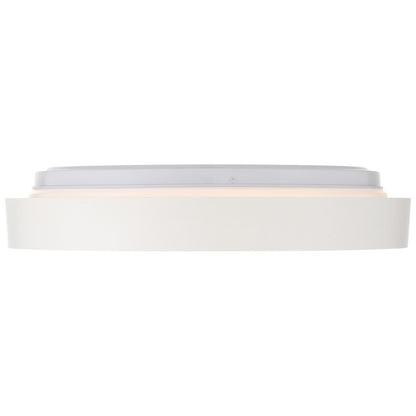 Access Lumea 3CCT LED Flush Mt, 15.5", White/Acrylic Lens