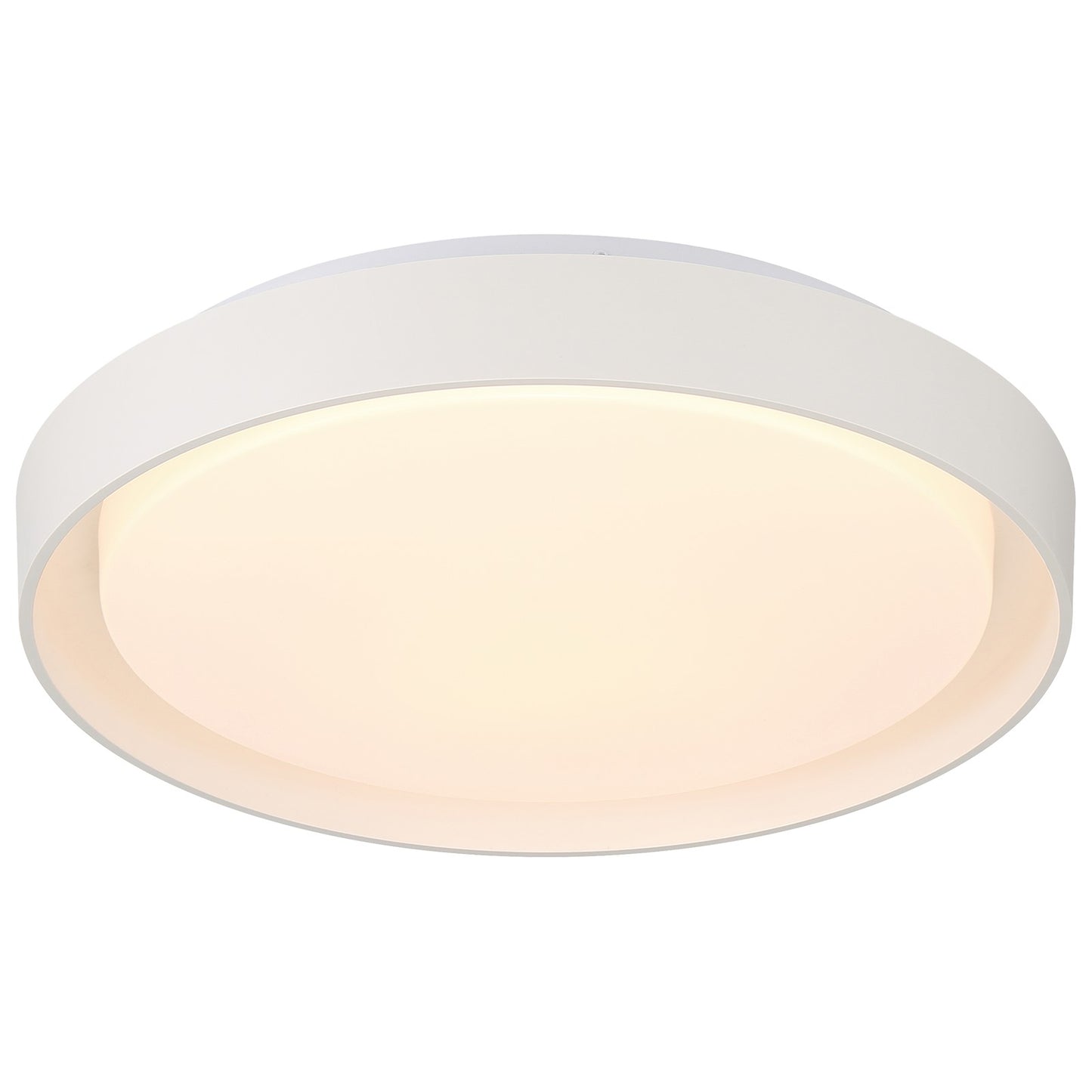 Access Lumea 3CCT LED Flush Mt, 15.5", White/Acrylic Lens