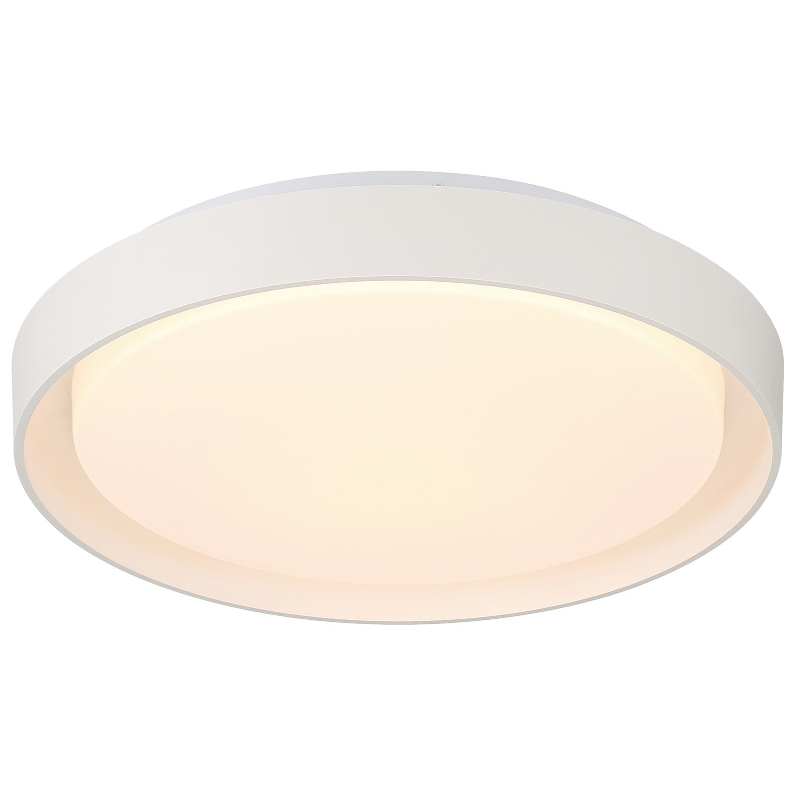 Access Lumea 3CCT LED Flush Mt, 15.5", White/Acrylic Lens