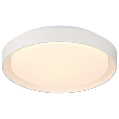 Access Lumea 3CCT LED Flush Mt, 15.5", White/Acrylic Lens