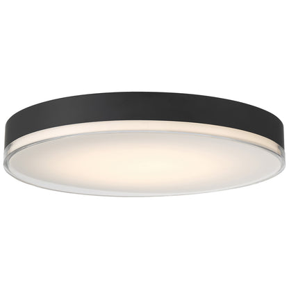 Access Mona 3CCT LED Flush Mt, 19.75", Black/Acrylic Lens