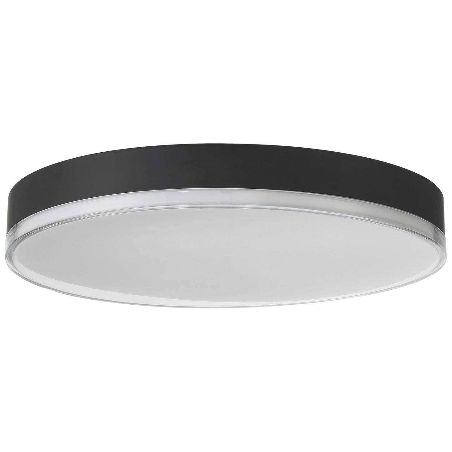 Access Mona 3CCT LED Flush Mt, 19.75", Black/Acrylic Lens