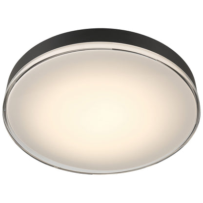 Access Mona 3CCT LED Flush Mt, 19.75", Black/Acrylic Lens