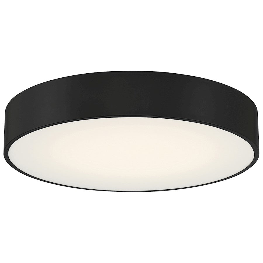 Access Lighting Como 14" 3CCT LED Flush Mount, Black/White - 49960LEDDCS-BL-ACR