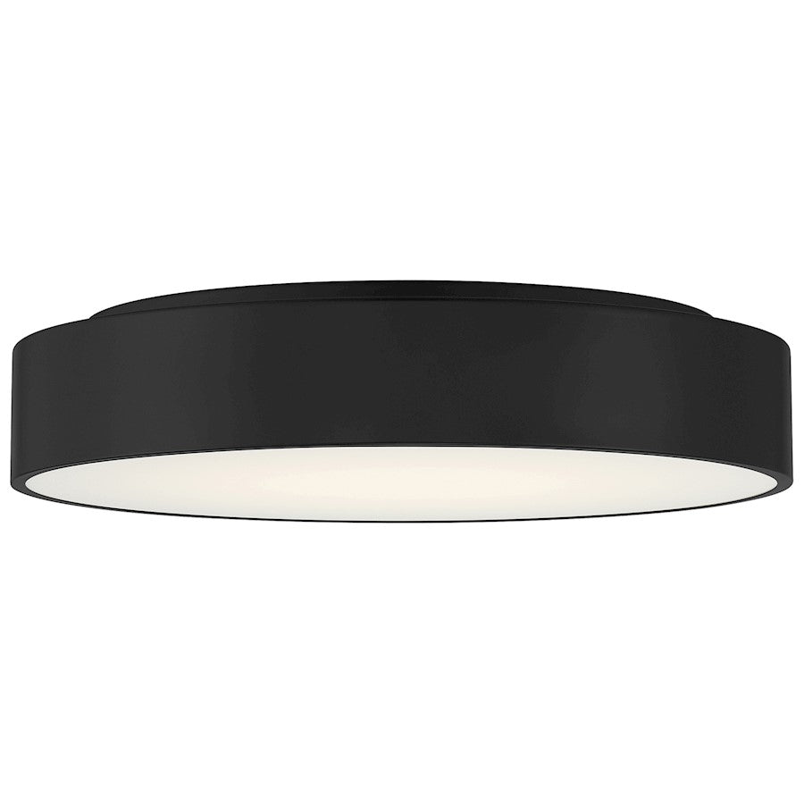 Access Lighting Como 14" 3CCT LED Flush Mount, Black/White