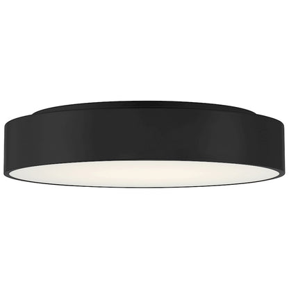 Access Lighting Como 14" 3CCT LED Flush Mount, Black/White