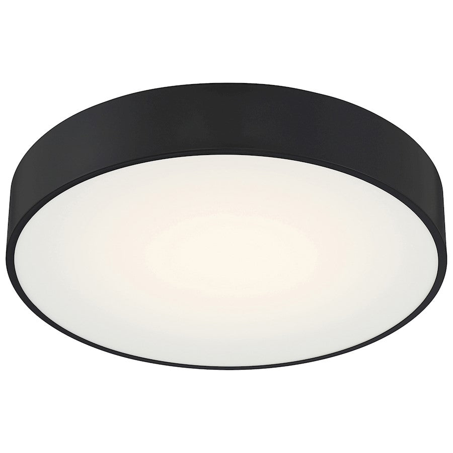 Access Lighting Como 14" 3CCT LED Flush Mount, Black/White