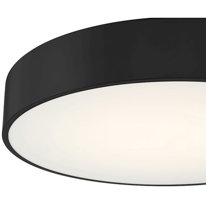 Access Lighting Como 14" 3CCT LED Flush Mount, Black/White