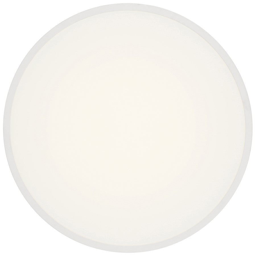 Access Lighting Como 14" 3CCT LED Flush Mount, White