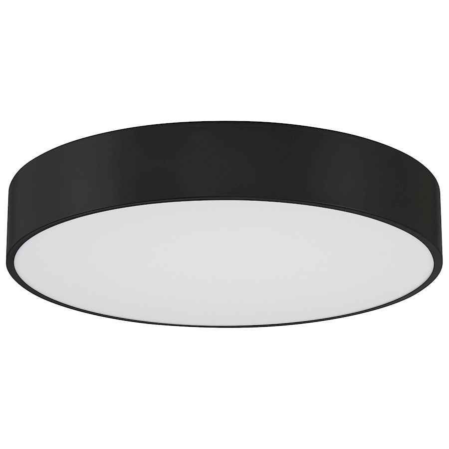 Access Lighting Como 14" LED Flush Mount, Black/White