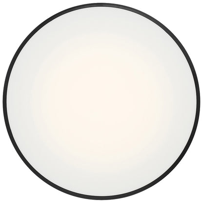 Access Lighting Como 18" 3CCT LED Flush Mount, Black/White