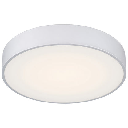 Access Lighting Como 18" 3CCT LED Flush Mount, Satin/White