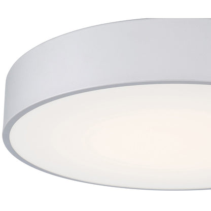 Access Lighting Como 18" 3CCT LED Flush Mount, Satin/White