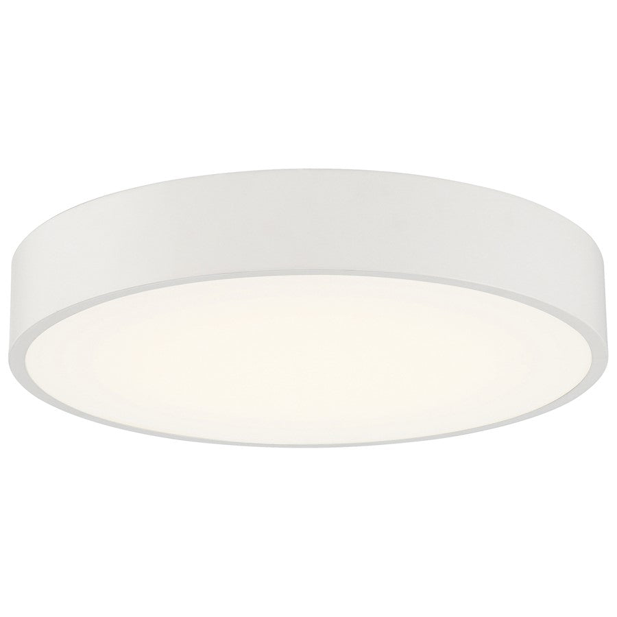 Access Lighting Como 18" 3CCT LED Flush Mount, White/White - 49961LEDDCS-WH-ACR