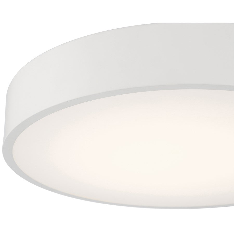 Access Lighting Como 18" 3CCT LED Flush Mount, White