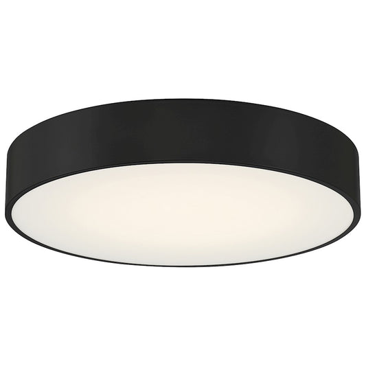 Access Lighting Como 18" LED Flush Mount, Black/White - 49961LEDDLP-BL-ACR