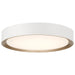 Access Lighting Malaga 16" LED Flush Mount, White/White - 49970LEDDCS-MWH-ACR