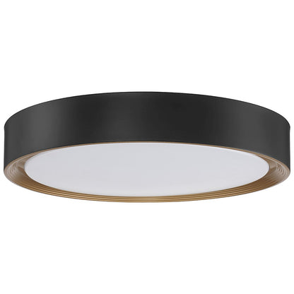 Access Lighting Malaga 20" LED Flush, Black/White