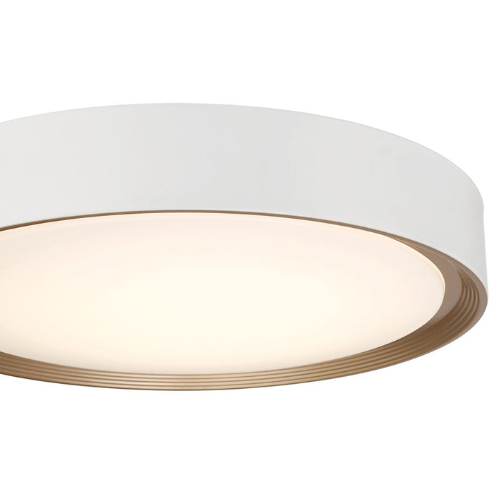 Access Lighting Malaga 24" LED Flush Mount, White