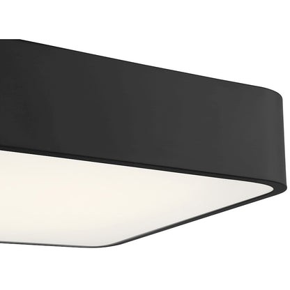 Access Lighting Granada 20" LED Flush Mount, Black/White