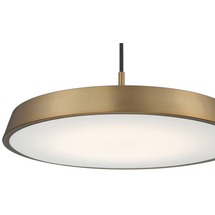 Access Lighting Tallinn 3CCT LED Pendant, Gold/White