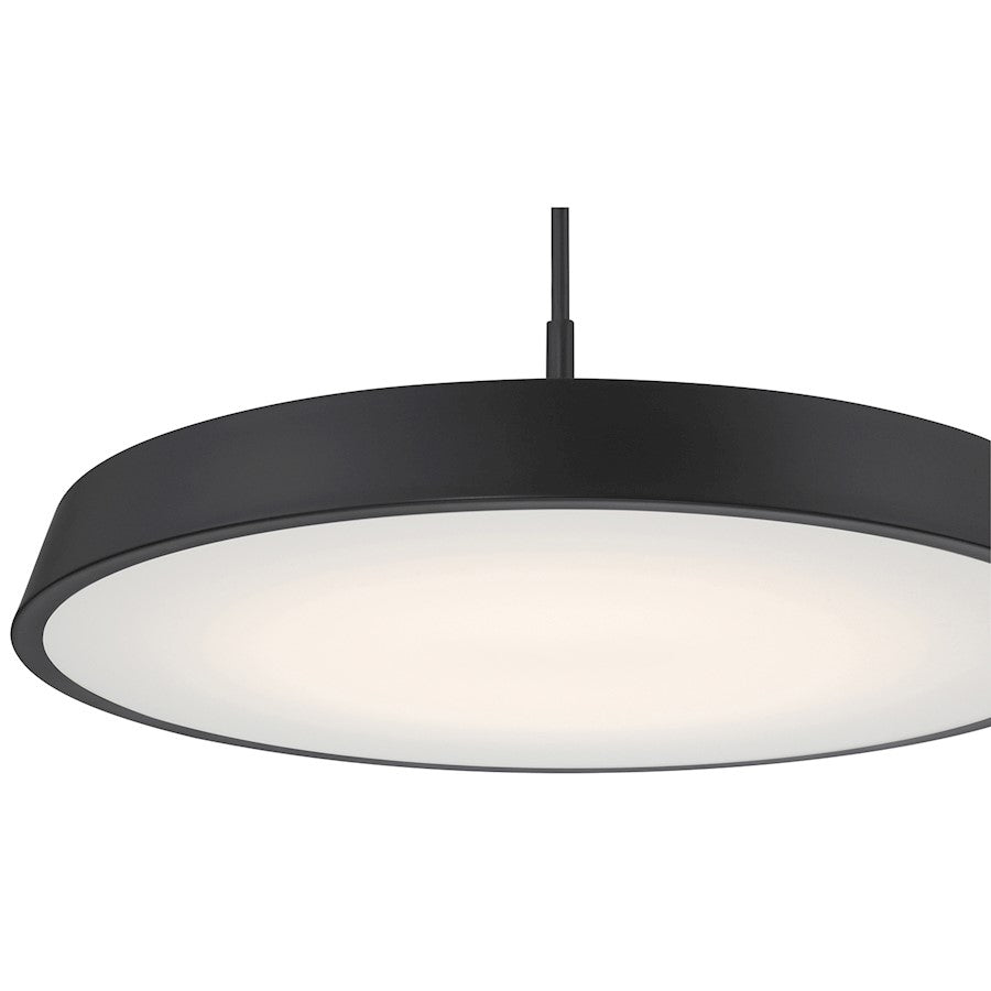 LED Pendant, Black/White