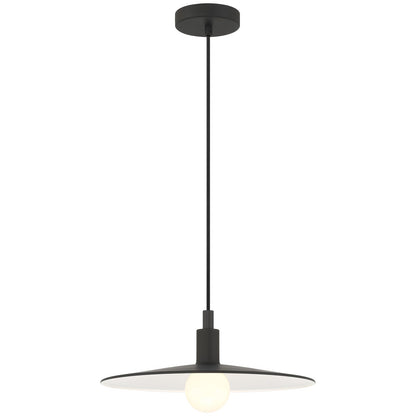 Access Lighting Seoul 1 Light Outdoor Pendant, Black/Black