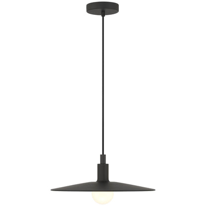 Access Lighting Seoul 1 Light Outdoor Pendant, Black/Black