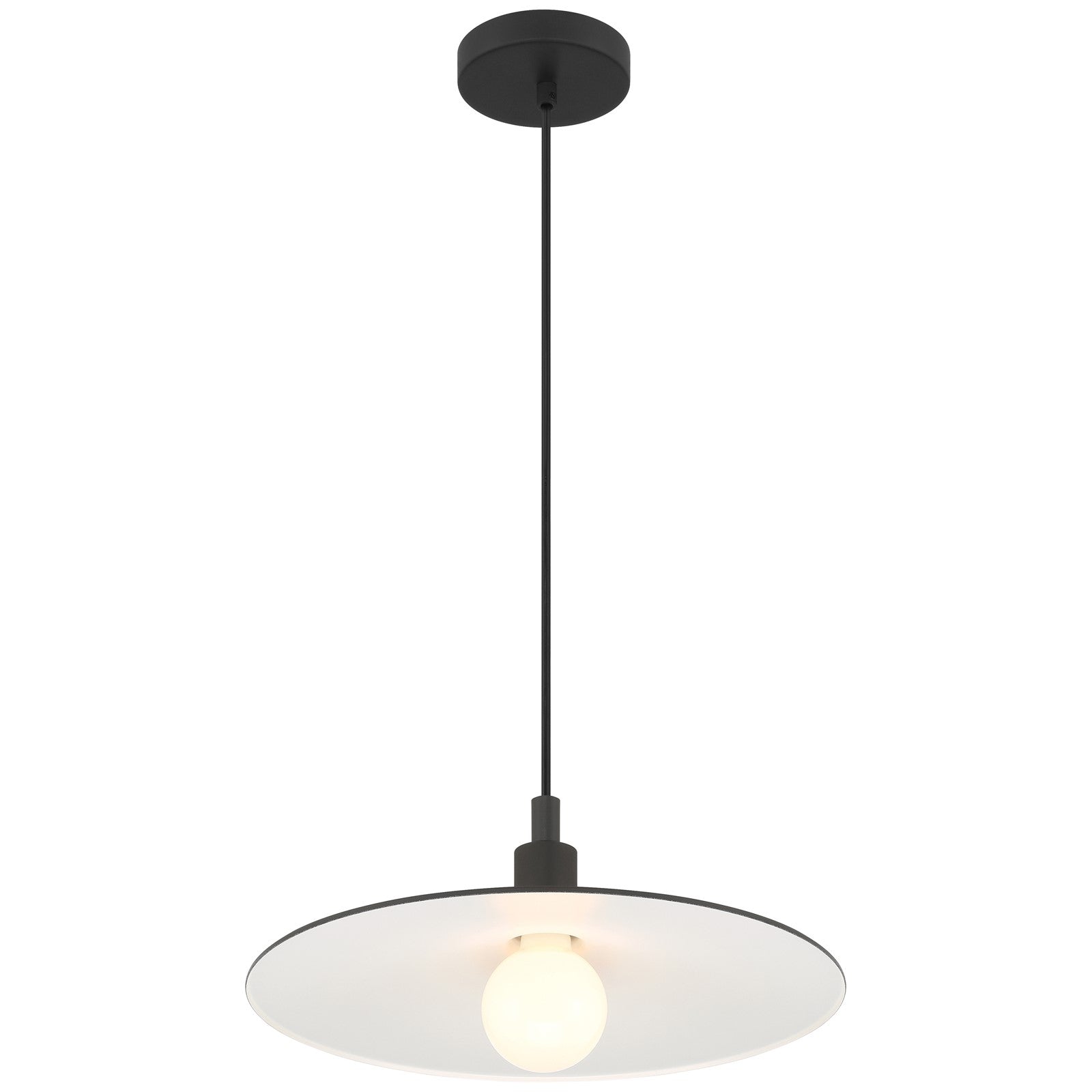 Access Lighting Seoul 1 Light Outdoor Pendant, Black/Black