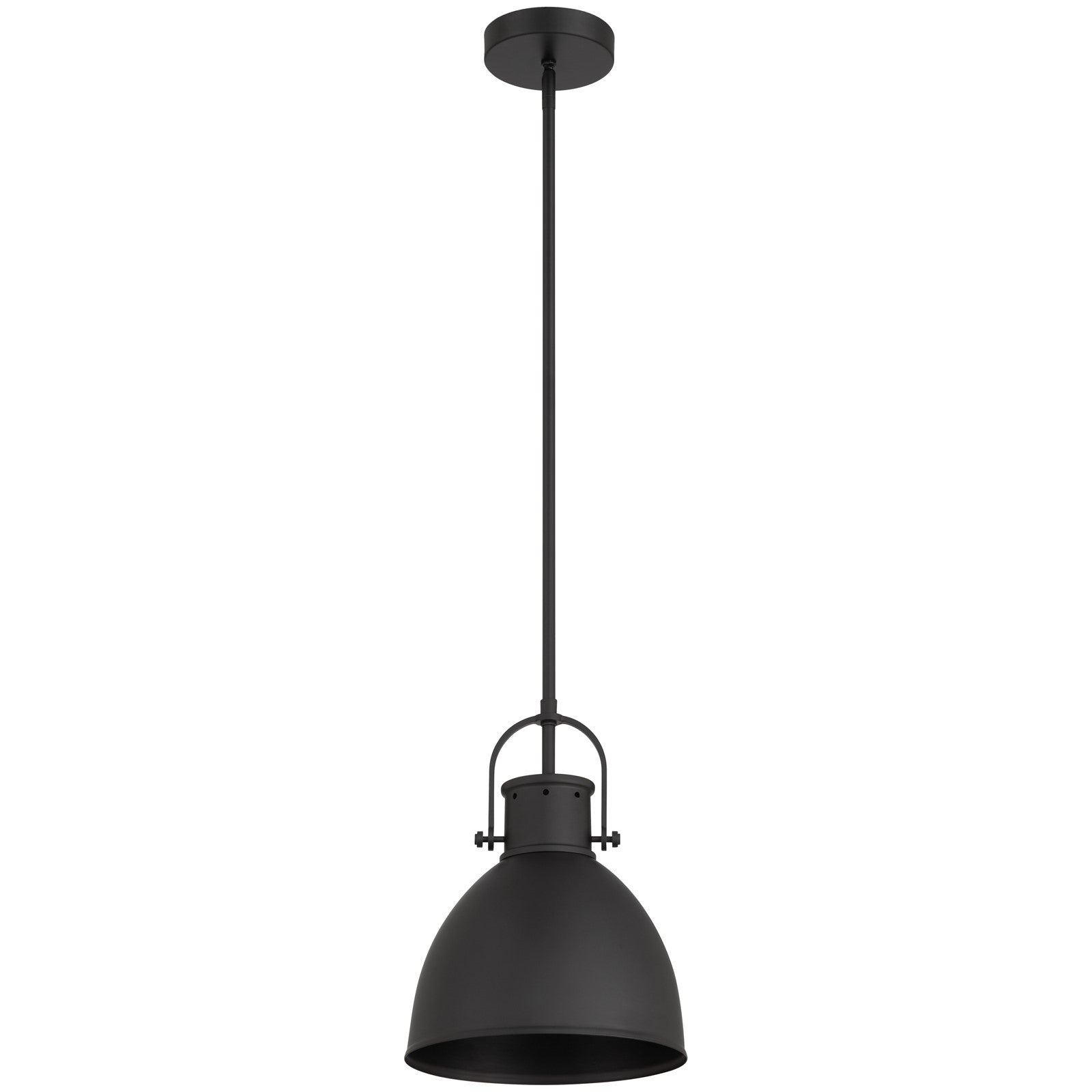 Access Lighting London 1 Light Pendant, Matte Black/Matte Black
