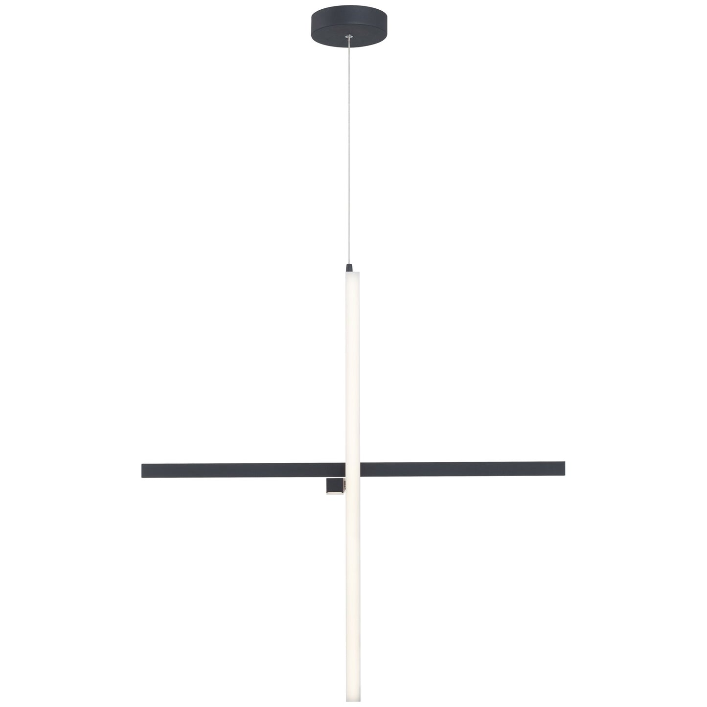 Access Lighting Vega LED Pendant, Black/Acrylic Lens