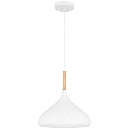 1 Light Pendant, White