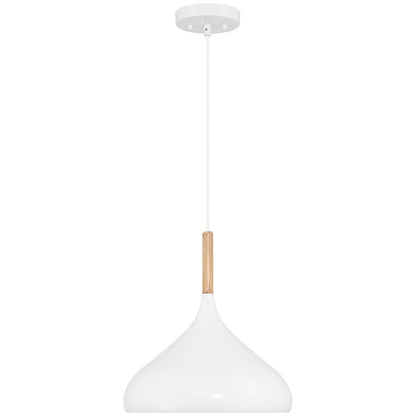 1 Light Pendant, White