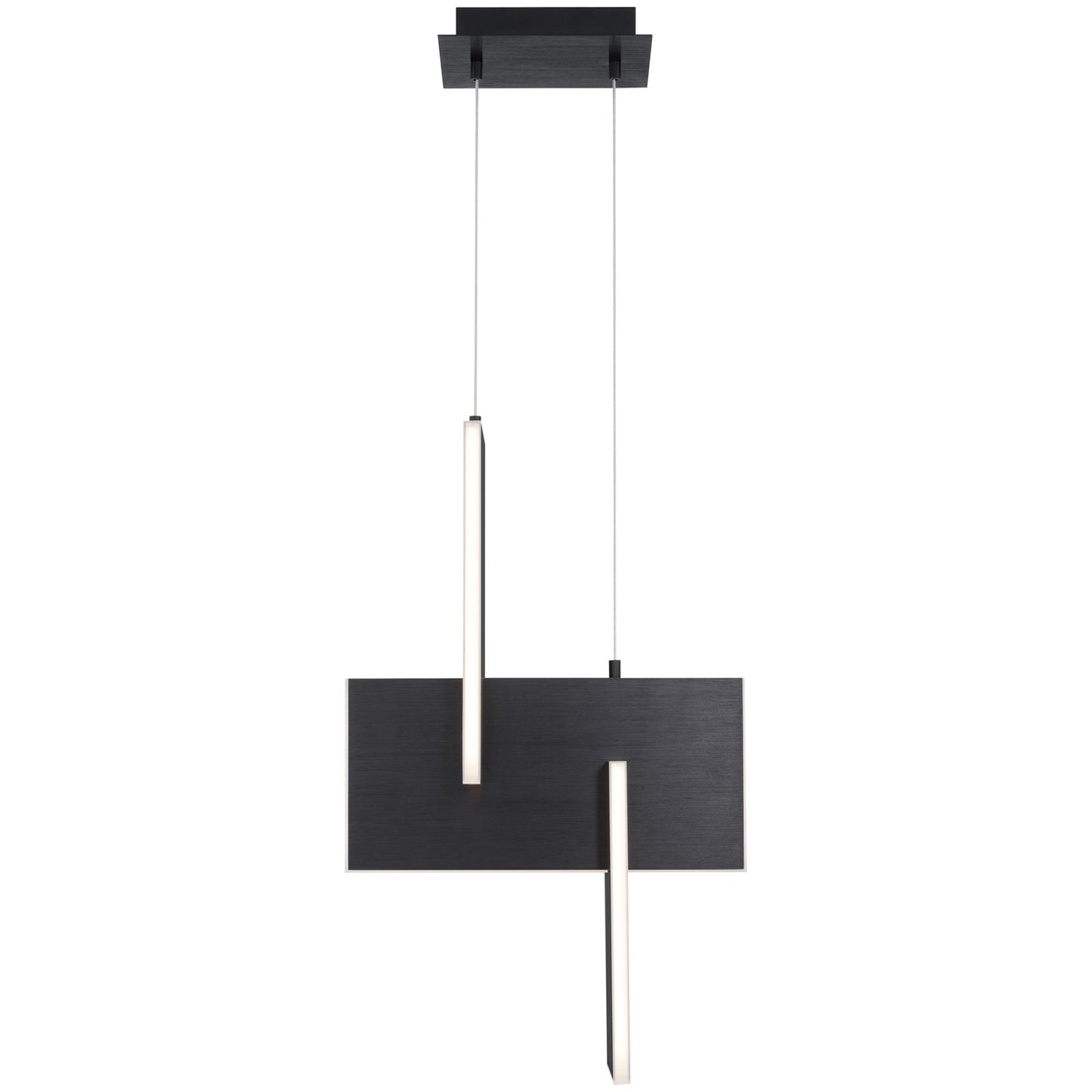 Access Lighting Joinery LED Pendant, Black/Acrylic Lens
