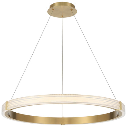 Access Panache 3CCT LED Pendant, Brass/Acrylic Lens