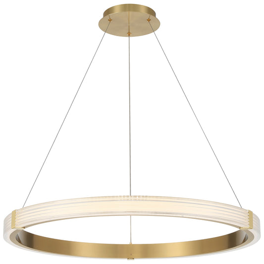 Access Panache 3CCT LED Pendant, Brass/Acrylic Lens
