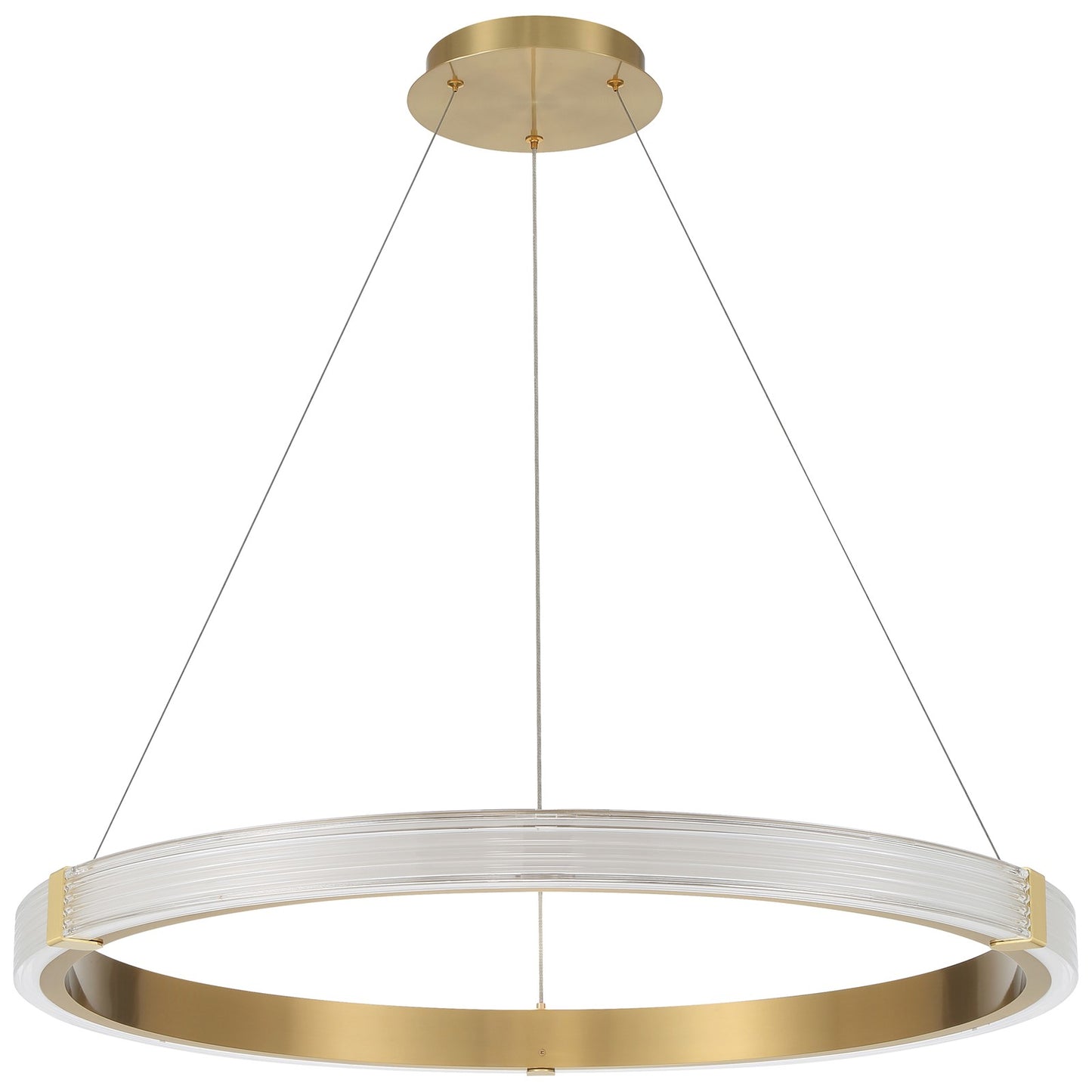 Access Panache 3CCT LED Pendant, Brass/Acrylic Lens